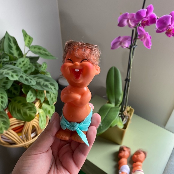 New Old Stock rubber moody dolls Chi-Teh made in Taiwan collectible 70s - Picture 2 of 9